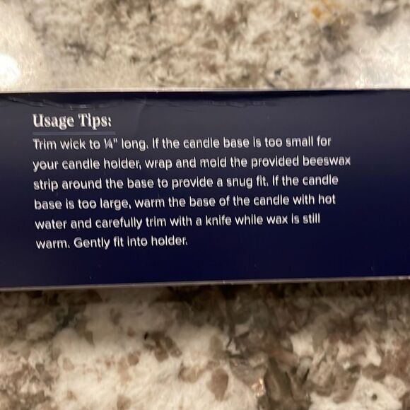 Anthropologie Terrain 30” Taper Candles Ivory New in Box - Picture 4 of 6